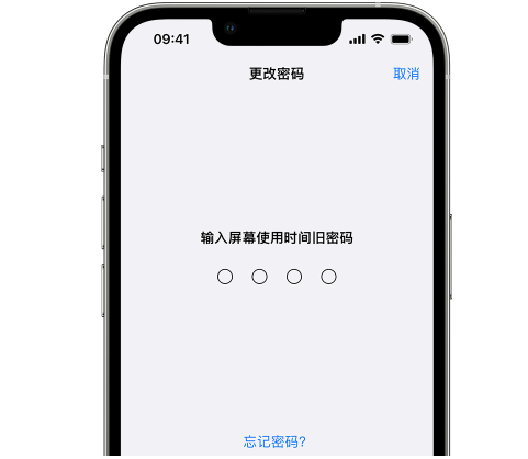 江干iPhone屏幕维修分享iPhone屏幕使用时间密码忘记了怎么办 