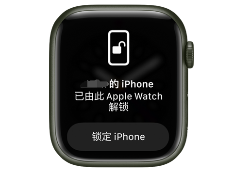 江干苹果手机维修分享用 AppleWatch 解锁配备面容 ID 的 iPhone方法 