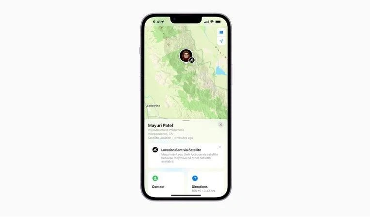 江干苹果14维修分享iPhone14系列中 FindMy功能通过卫星分享位置方法教程 