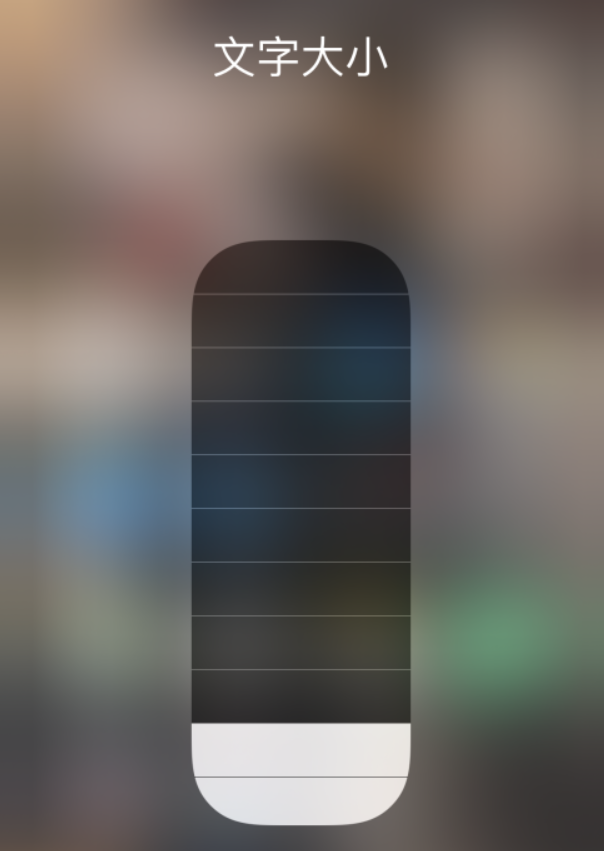 江干苹果手机维修分享小技巧：在 iPhone 控制中心快速调节字体大小 